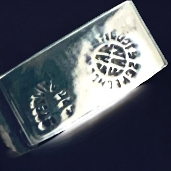 Vintage Solid 925 Sterling Silver Iguala Signed Mexico Bracelet Malachite - Picture 7 of 7